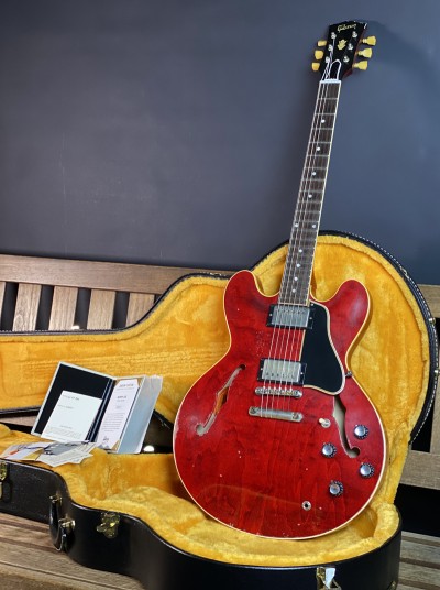 Gibson 2022 Murphy Lab Heavy Aged 1961 ES-335 Sixties Cherry